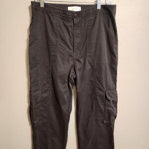 Abercrombie and Fitch Utility Cargo Baggy Pants Black Size 12/31